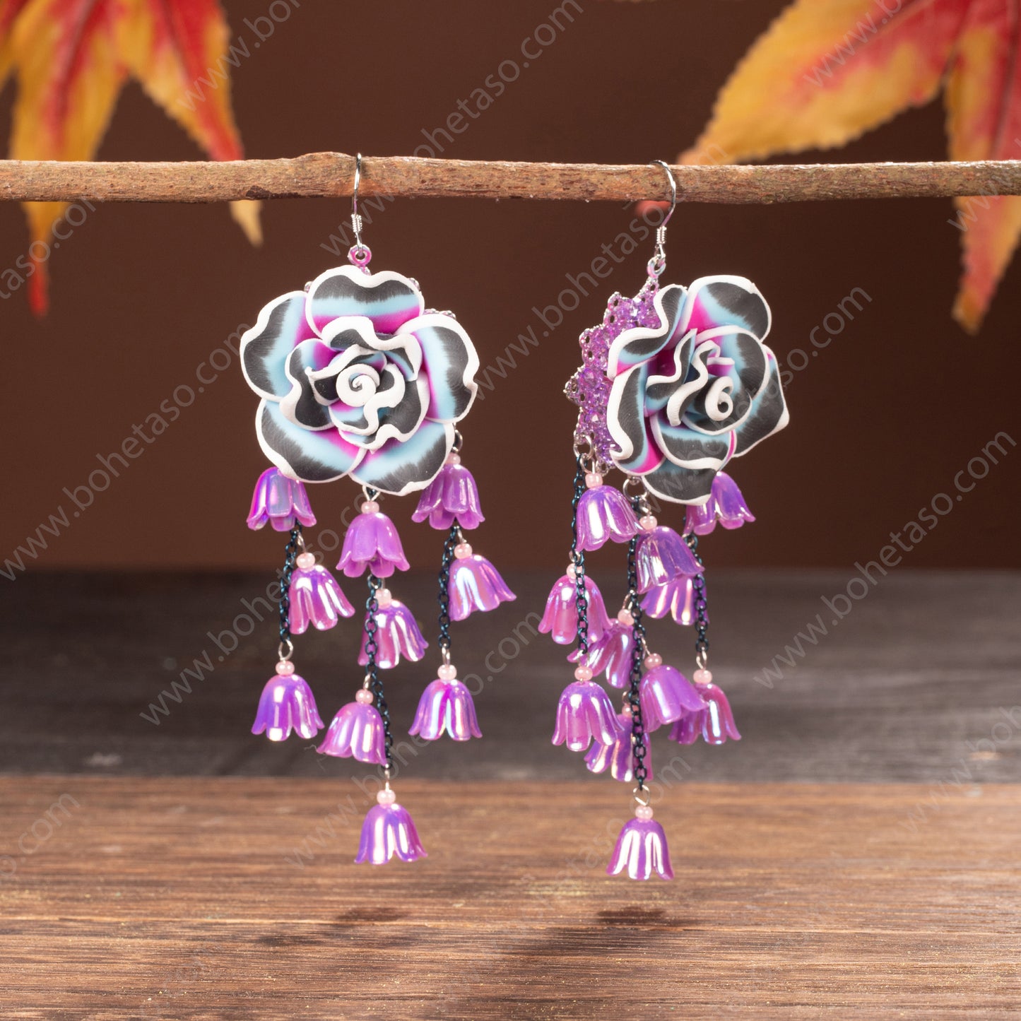 Bohemian Fashionable Su Earrings for Women's Outgoing Travel, Gathering, Exquisite Small and Popular Earrings