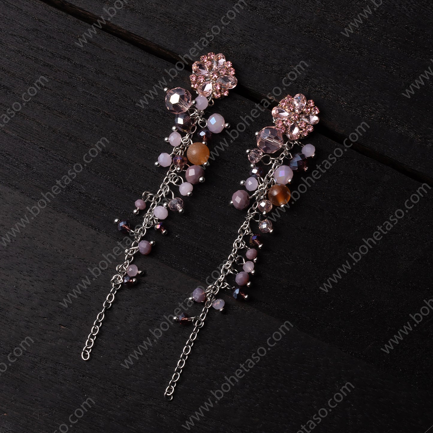 Handmade earrings in Bohemian style Earrings for traveling commuting to work