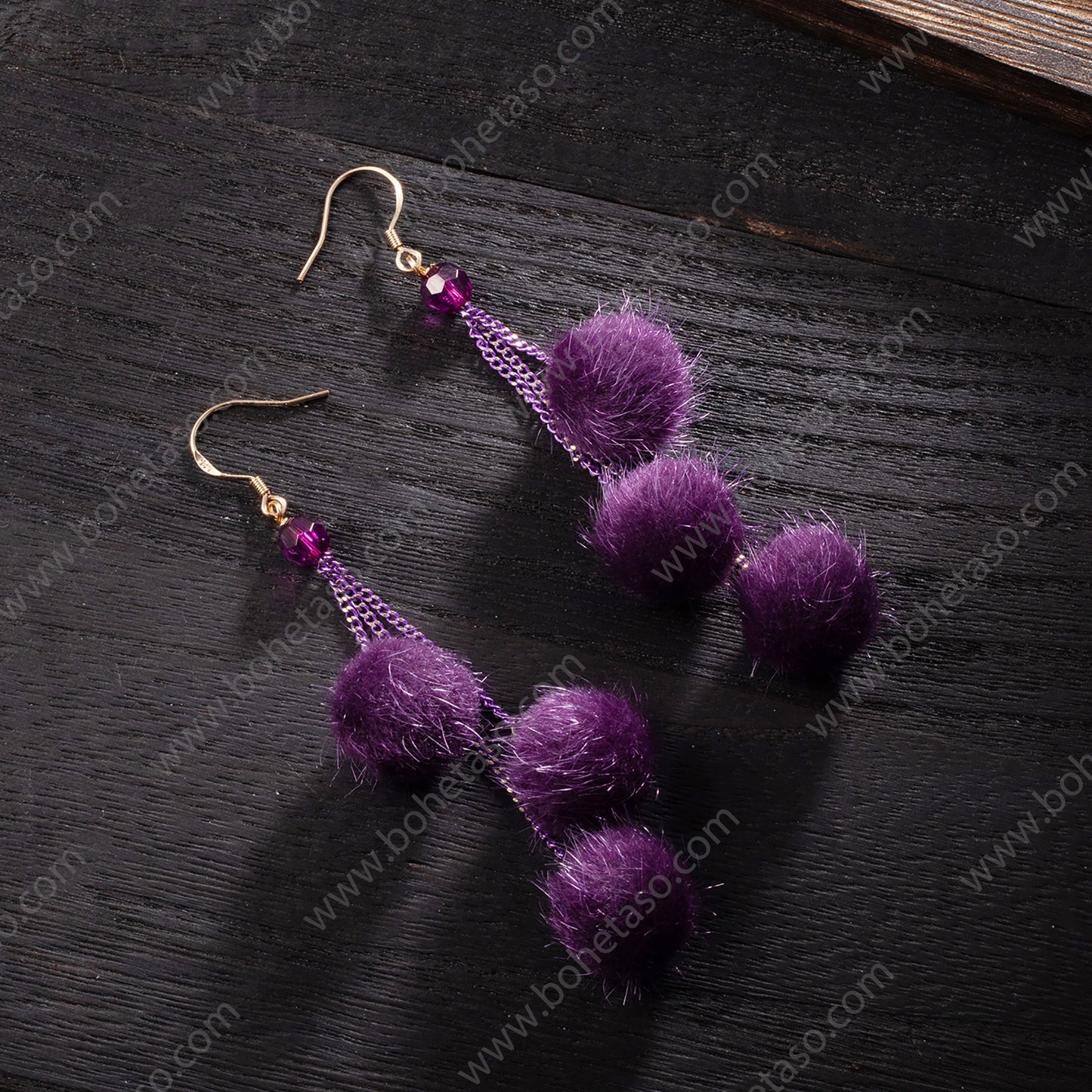 Handmade earrings in Bohemian style Earrings for traveling commuting to work