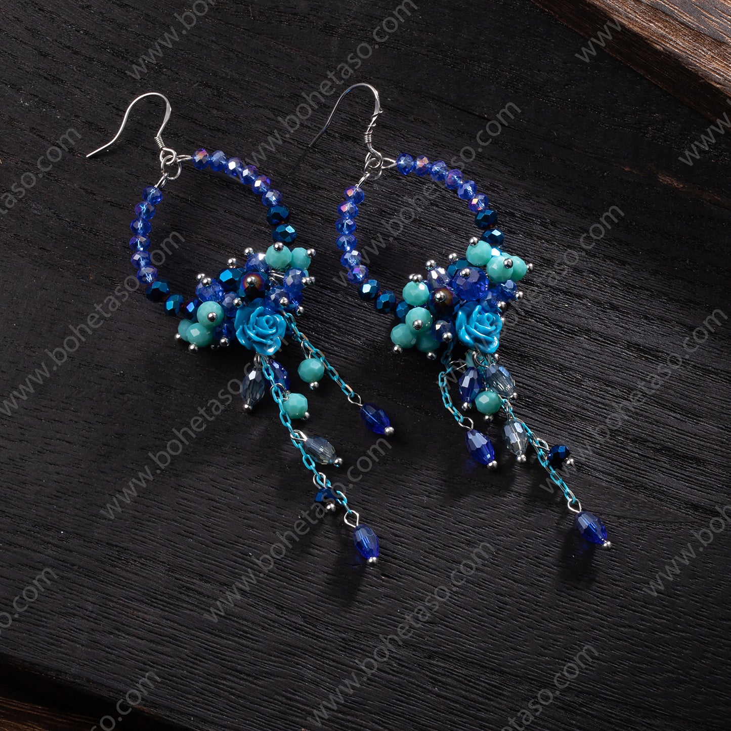 Handmade tassel earrings in Bohemian style Earrings for traveling commuting to work
