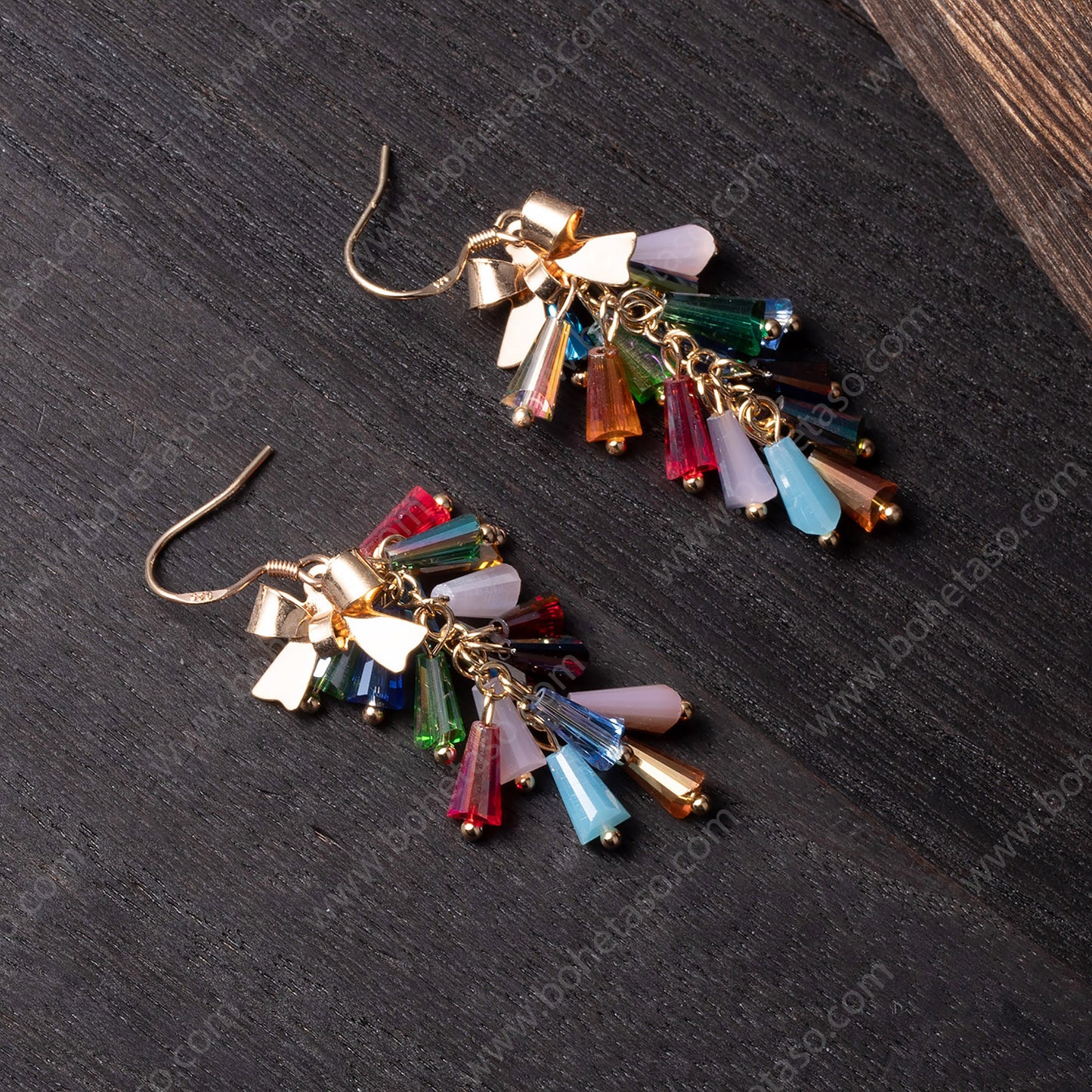 Handmade earrings in Bohemian style Earrings for traveling commuting to work