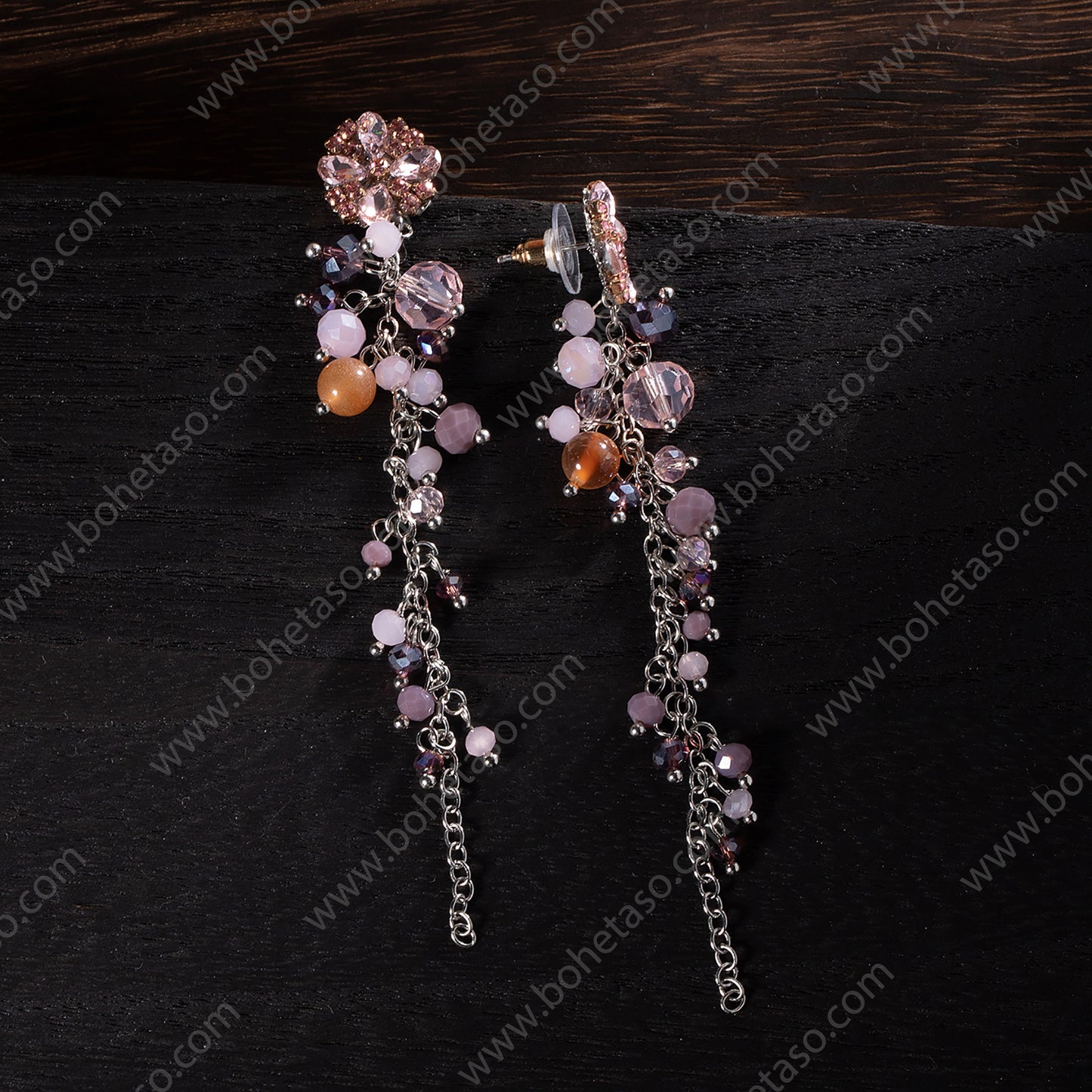 Handmade earrings in Bohemian style Earrings for traveling commuting to work