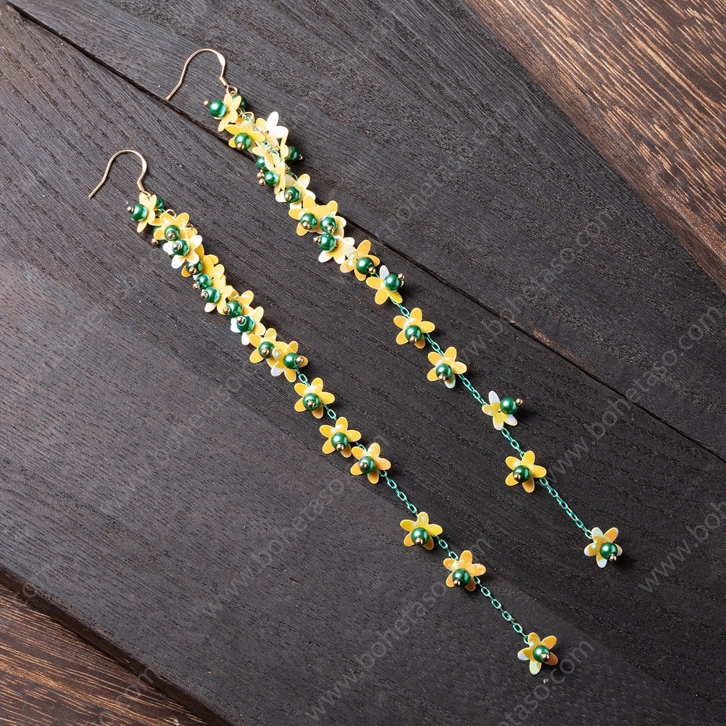 Handmade tassel earrings in Bohemian style Earrings for traveling commuting to work