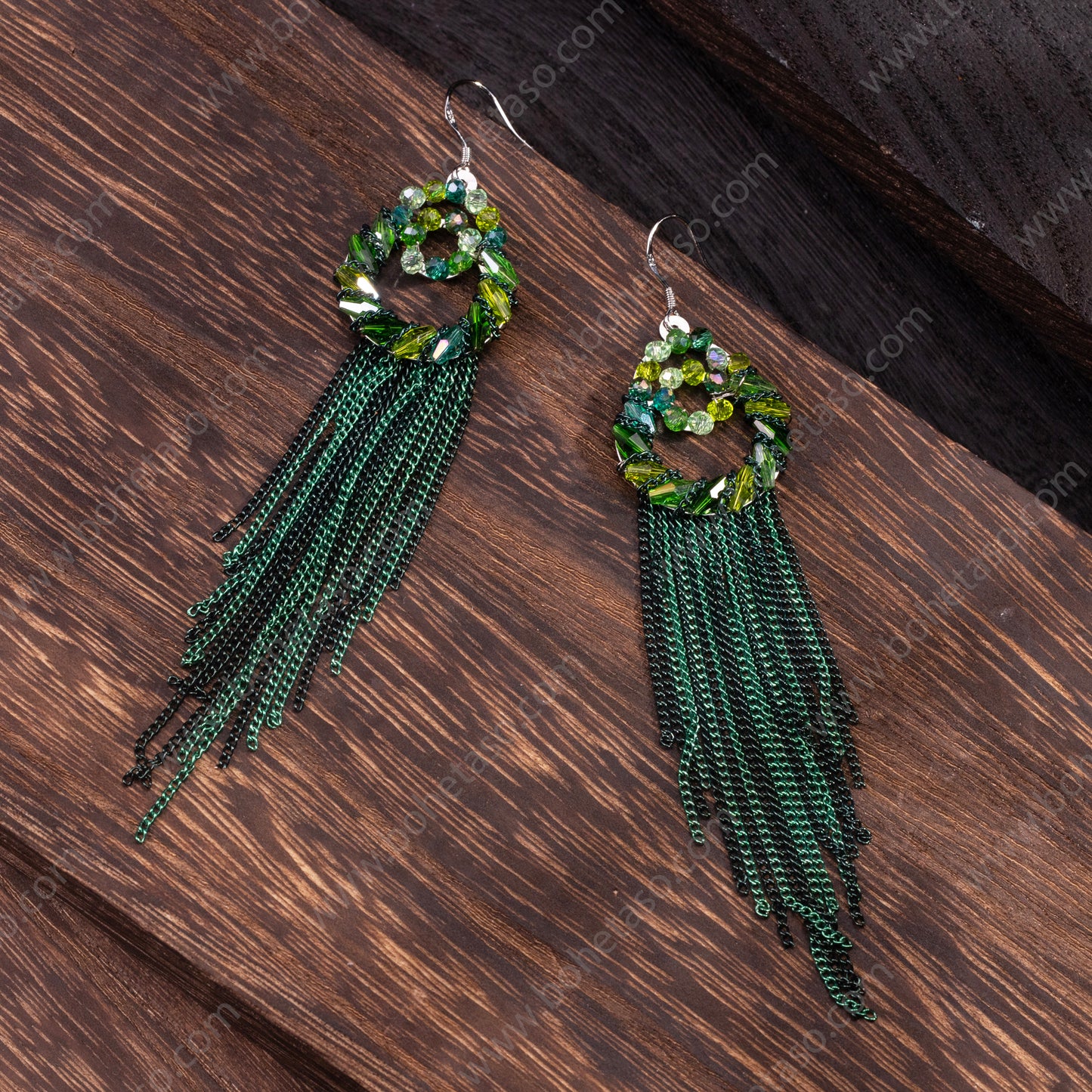 Handmade tassel earrings in Bohemian style Earrings for traveling commuting to work