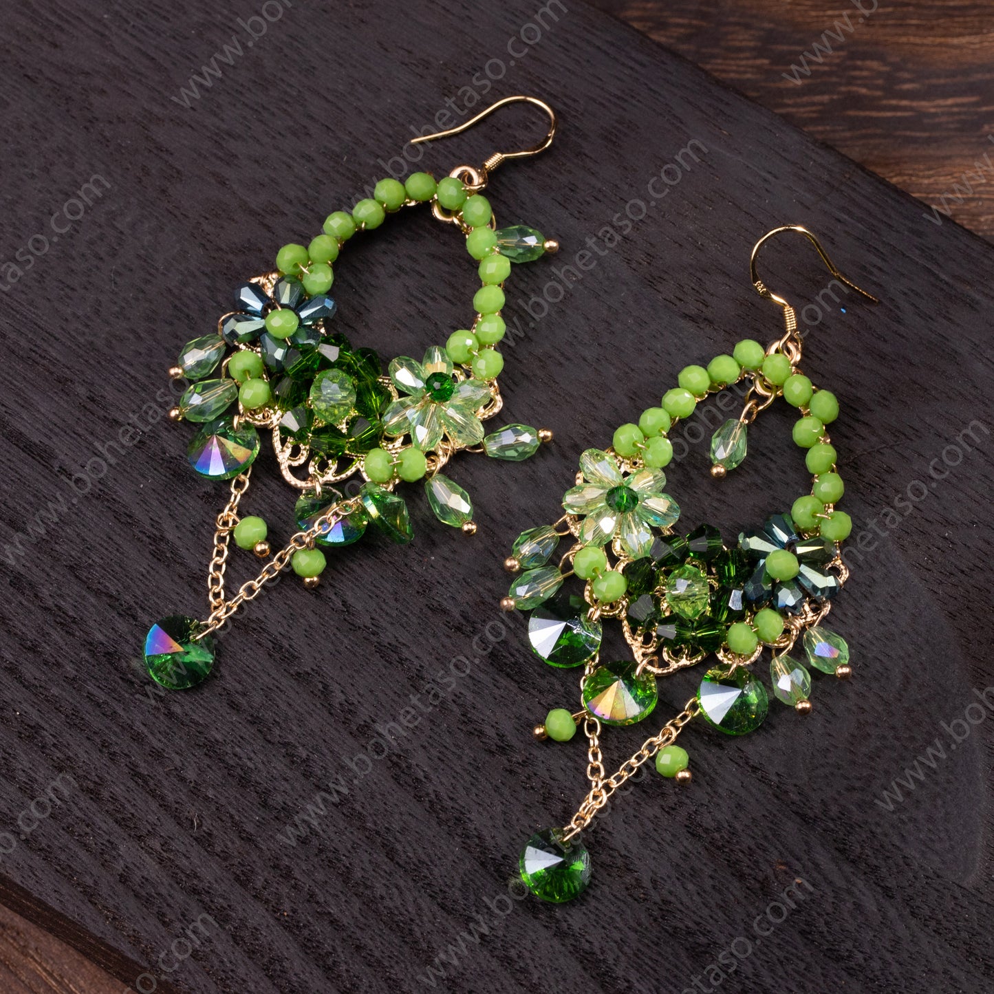 Handmade tassel earrings in Bohemian style Earrings for traveling commuting to work