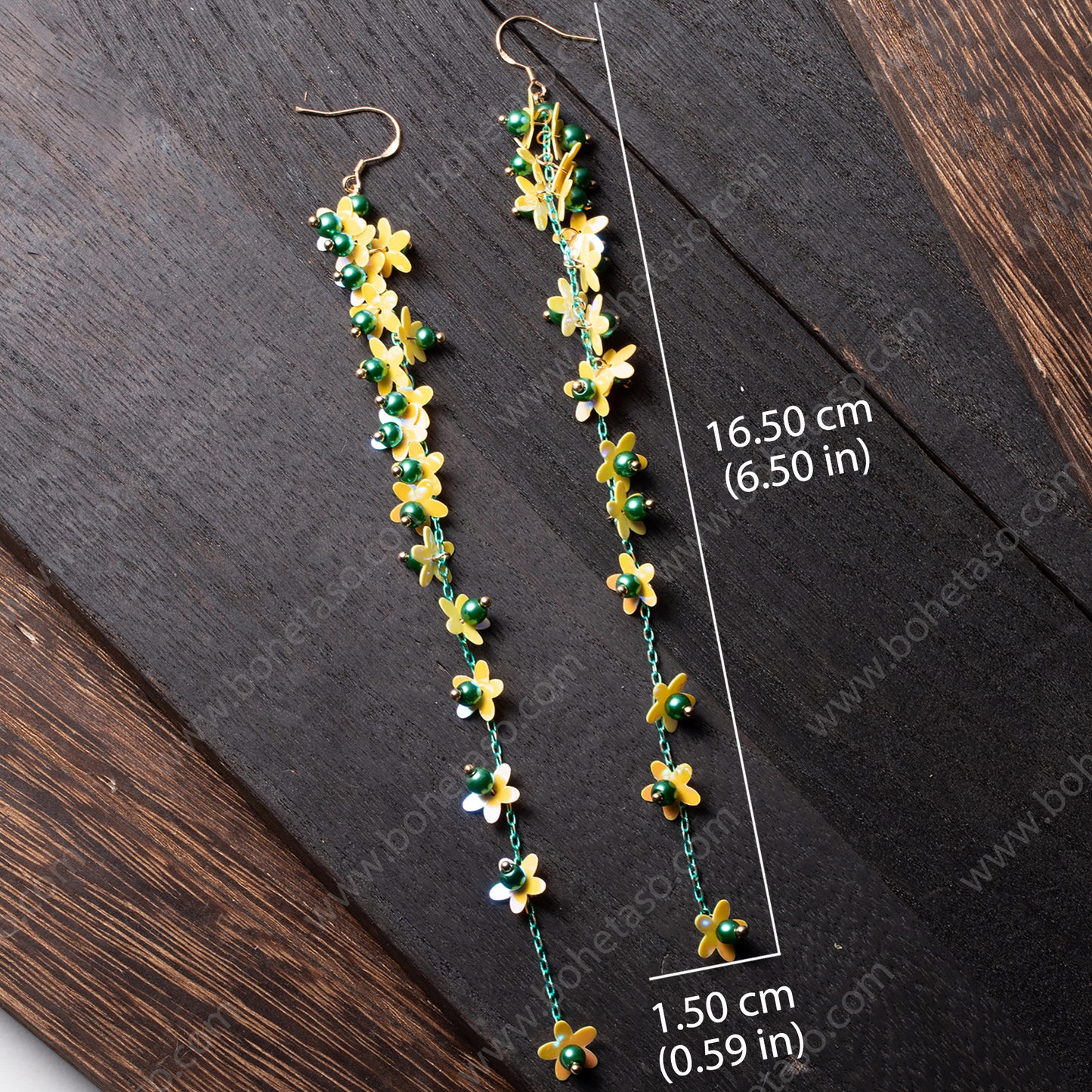 Handmade tassel earrings in Bohemian style Earrings for traveling commuting to work