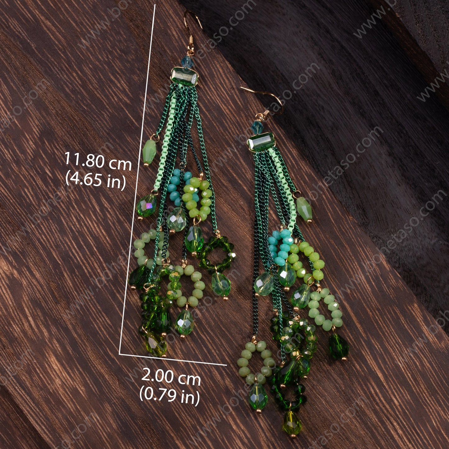 Handmade tassel earrings in Bohemian style Earrings for traveling commuting to work