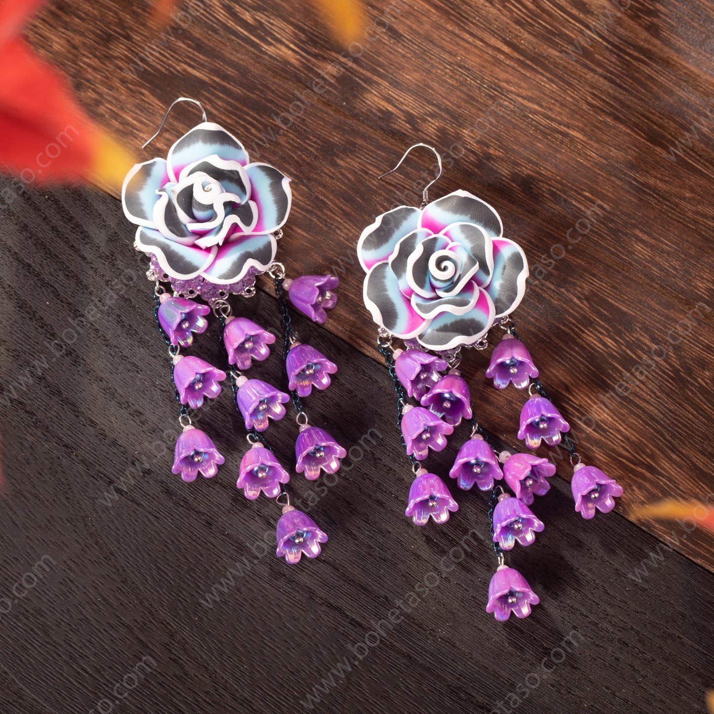 Bohemian Fashionable Su Earrings for Women's Outgoing Travel, Gathering, Exquisite Small and Popular Earrings