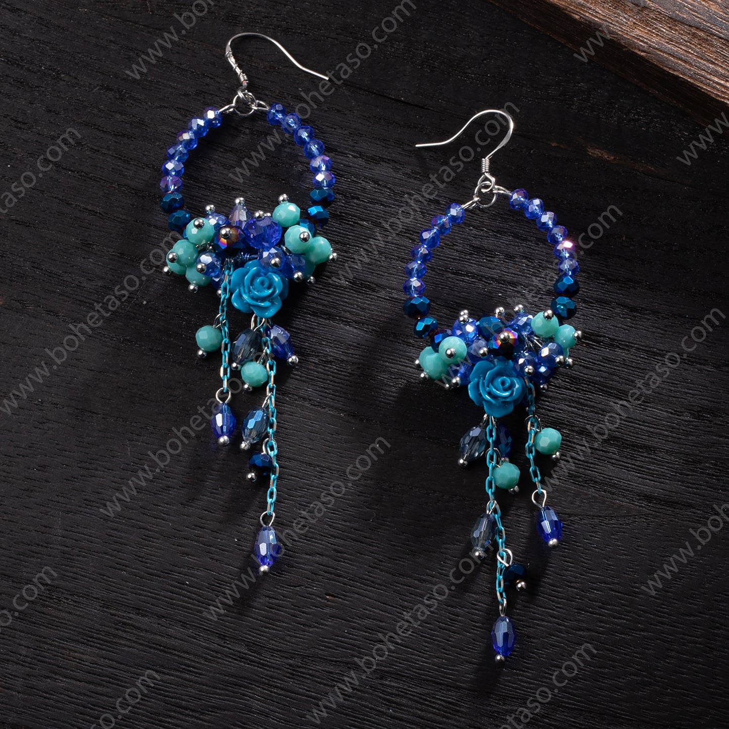 Handmade tassel earrings in Bohemian style Earrings for traveling commuting to work