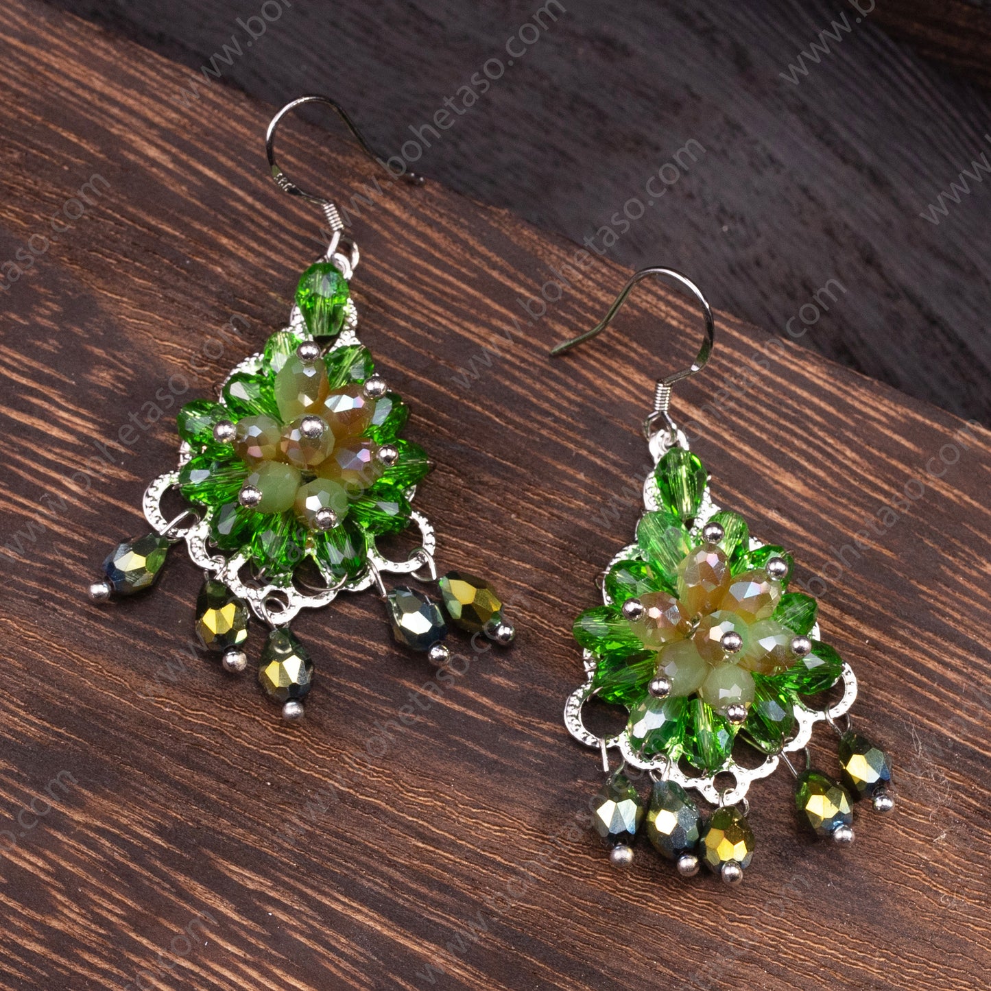 Handmade tassel earrings in Bohemian style Earrings for traveling commuting to work