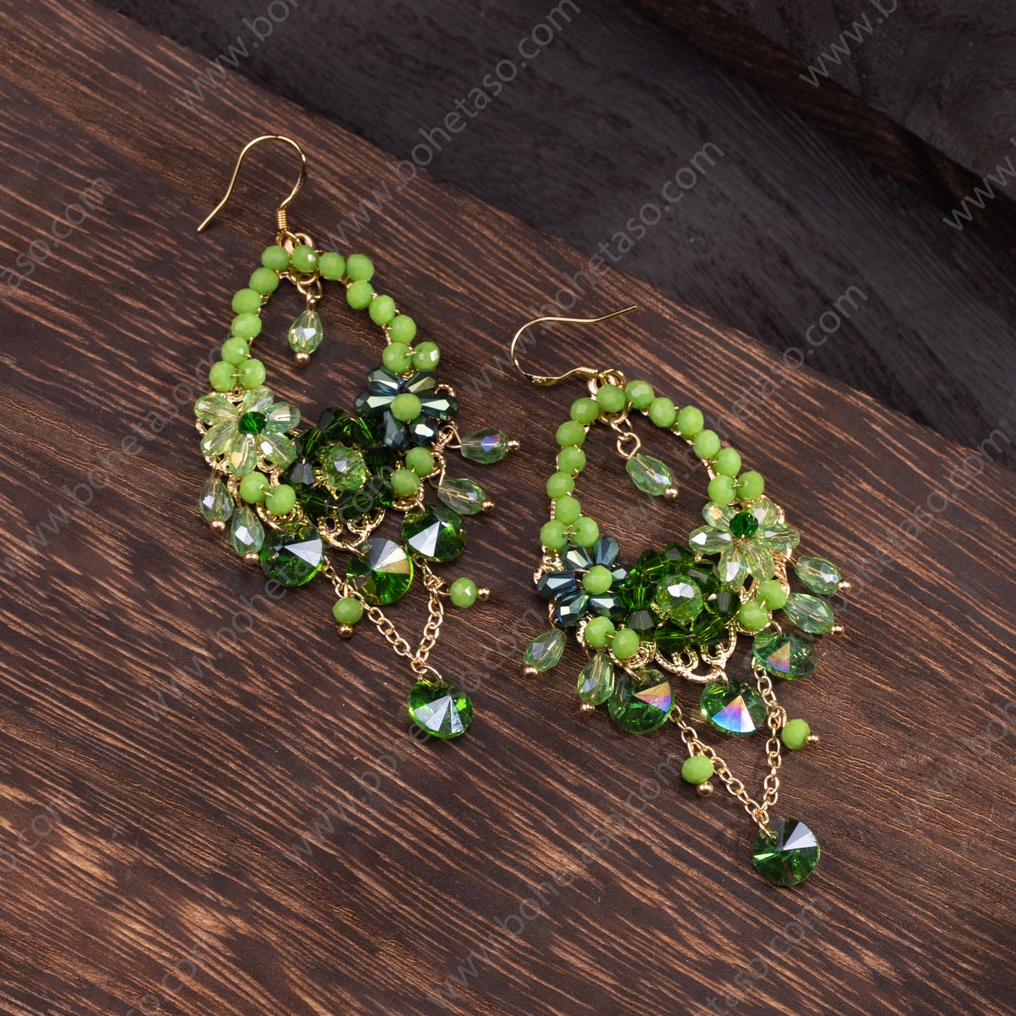 Handmade tassel earrings in Bohemian style Earrings for traveling commuting to work