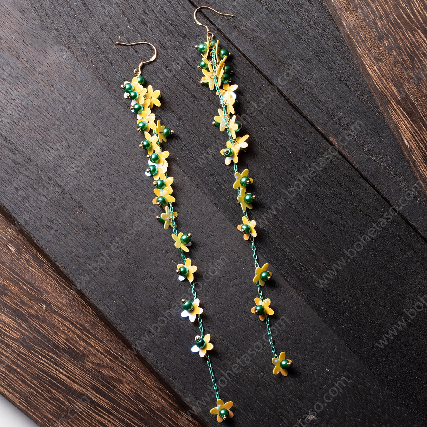 Handmade tassel earrings in Bohemian style Earrings for traveling commuting to work
