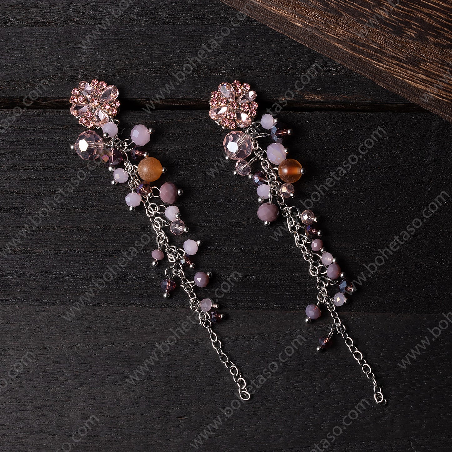 Handmade earrings in Bohemian style Earrings for traveling commuting to work