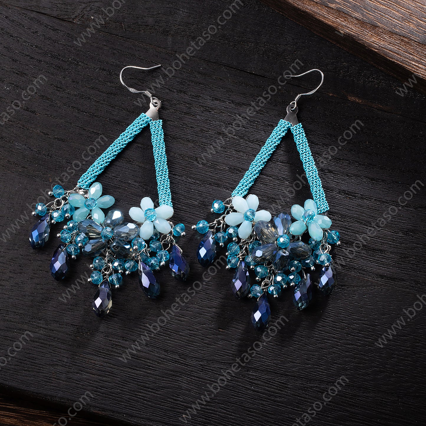 Handmade earrings in Bohemian style Earrings for traveling commuting to work