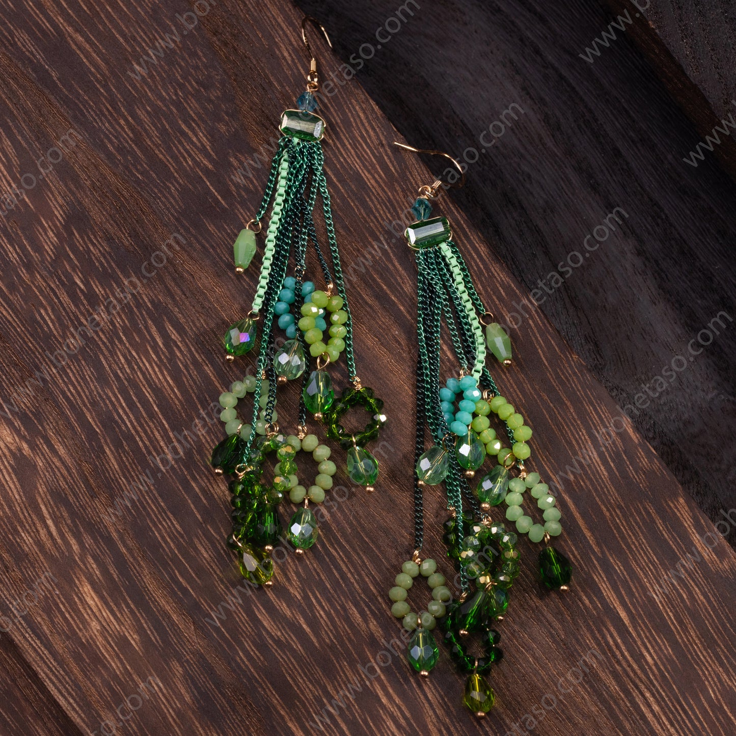 Handmade tassel earrings in Bohemian style Earrings for traveling commuting to work