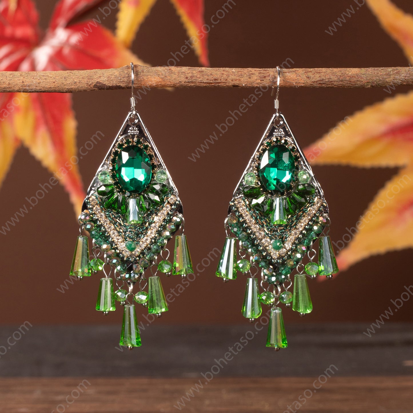 Bohemian Fashionable Su Earrings for Women's Outgoing Travel, Gathering, Exquisite Small and Popular Earrings