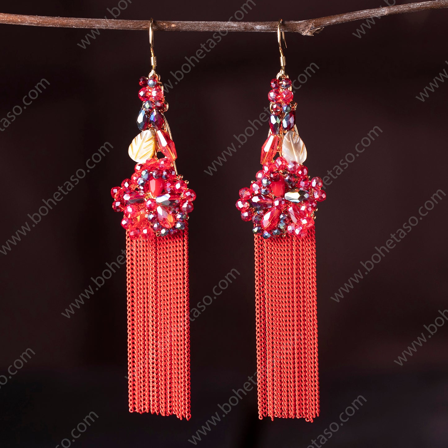 Bohemian Fashionable Su Earrings for Women's Outgoing Travel, Gathering, Exquisite Small and Popular Earrings