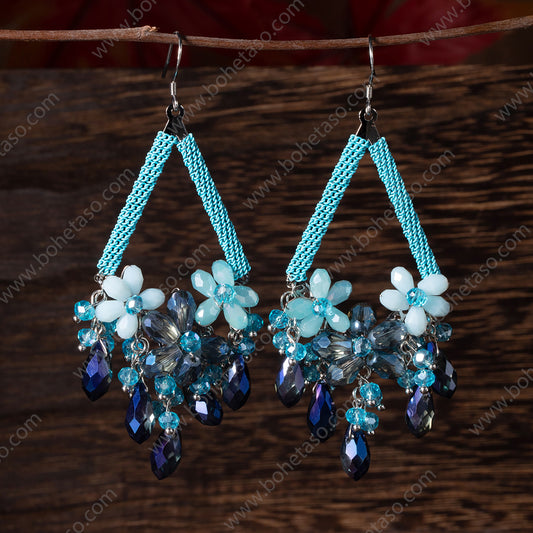 Handmade earrings in Bohemian style Earrings for traveling commuting to work