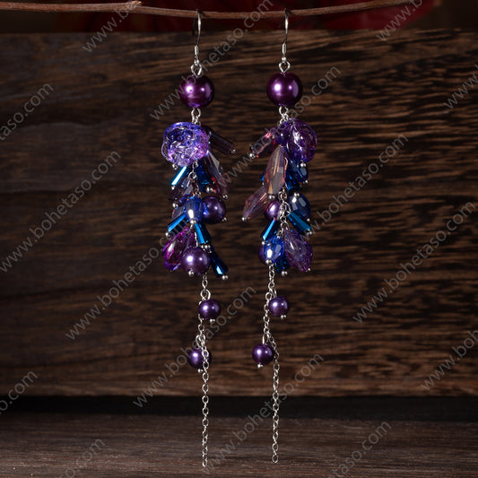 Handmade earrings in Bohemian style Earrings for traveling commuting to work