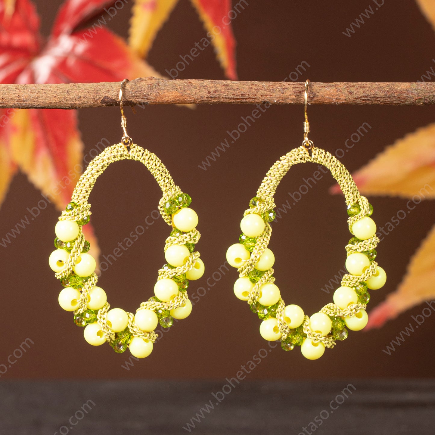 Bohemian Fashionable Su Earrings for Women's Outgoing Travel, Gathering, Exquisite Small and Popular Earrings