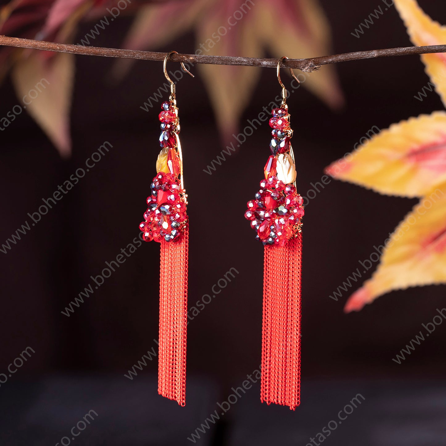 Bohemian Fashionable Su Earrings for Women's Outgoing Travel, Gathering, Exquisite Small and Popular Earrings