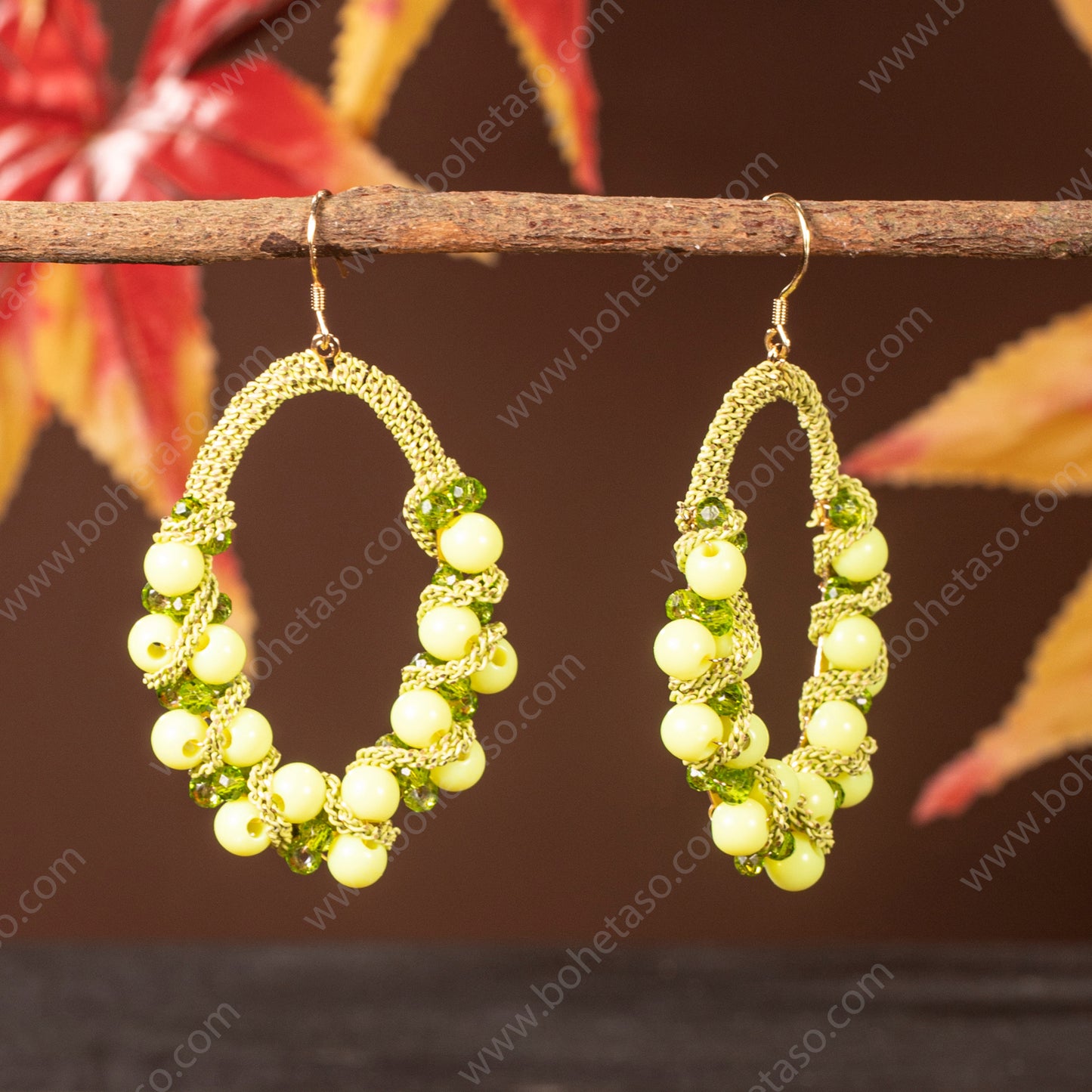 Bohemian Fashionable Su Earrings for Women's Outgoing Travel, Gathering, Exquisite Small and Popular Earrings