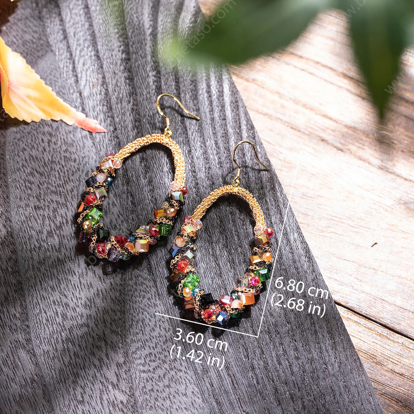 Bohemian ethnic style metal earrings for women's travel, jewelry, travel, gift giving, exquisite design, and sensory earrings