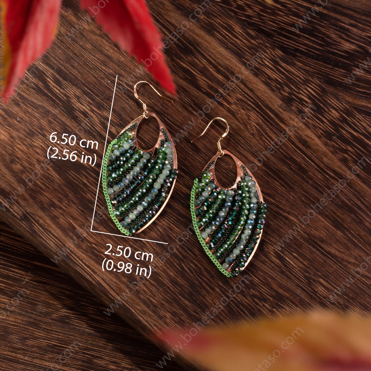 Bohemian Fashionable Su Earrings for Women's Outgoing Travel, Gathering, Exquisite Small and Popular Earrings