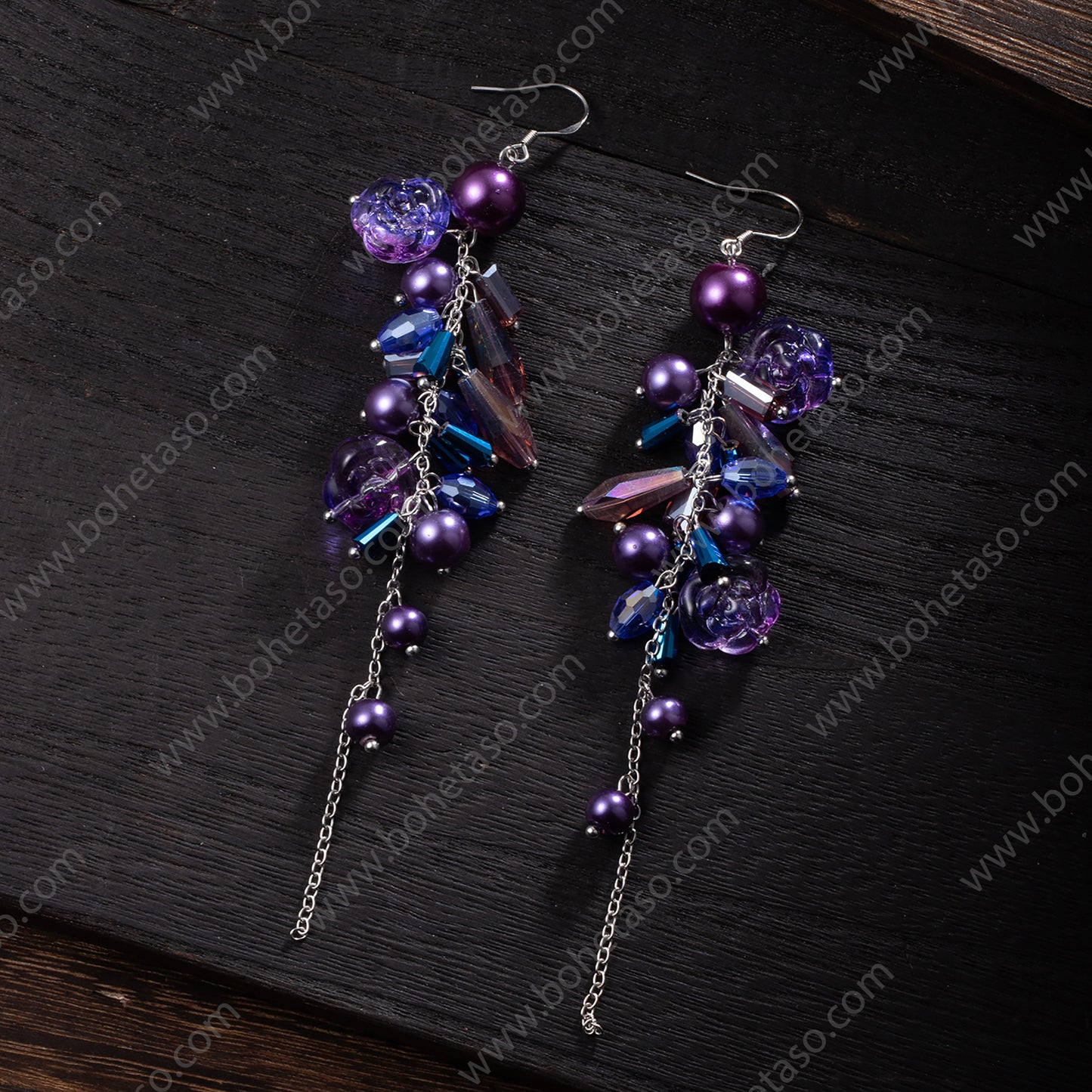 Handmade earrings in Bohemian style Earrings for traveling commuting to work